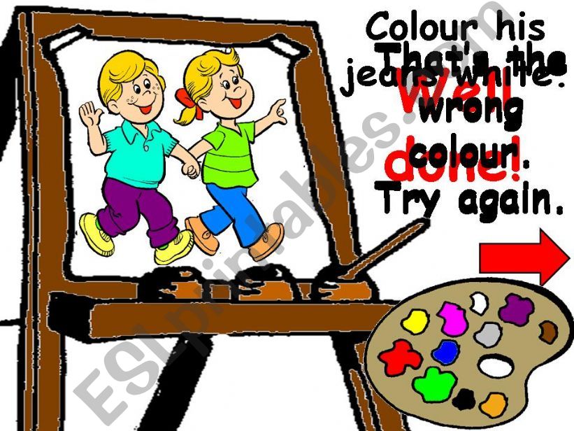 Colours and Clothes Game - part 6