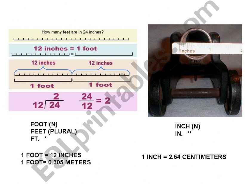 The US Measurement powerpoint