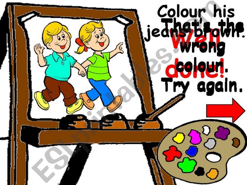 Colours and Clothes Game - part 7