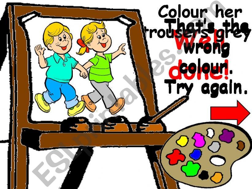 Colours and Clothes Game - part 9