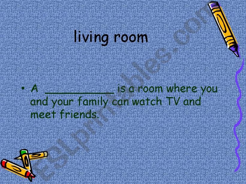 rooms in the house powerpoint