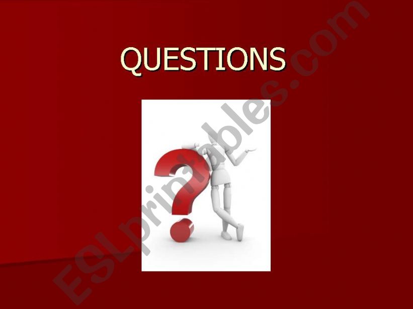 QUESTIONS powerpoint