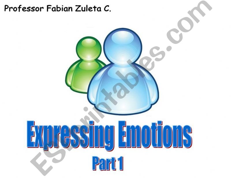 Expresing Emotions (part 1) powerpoint