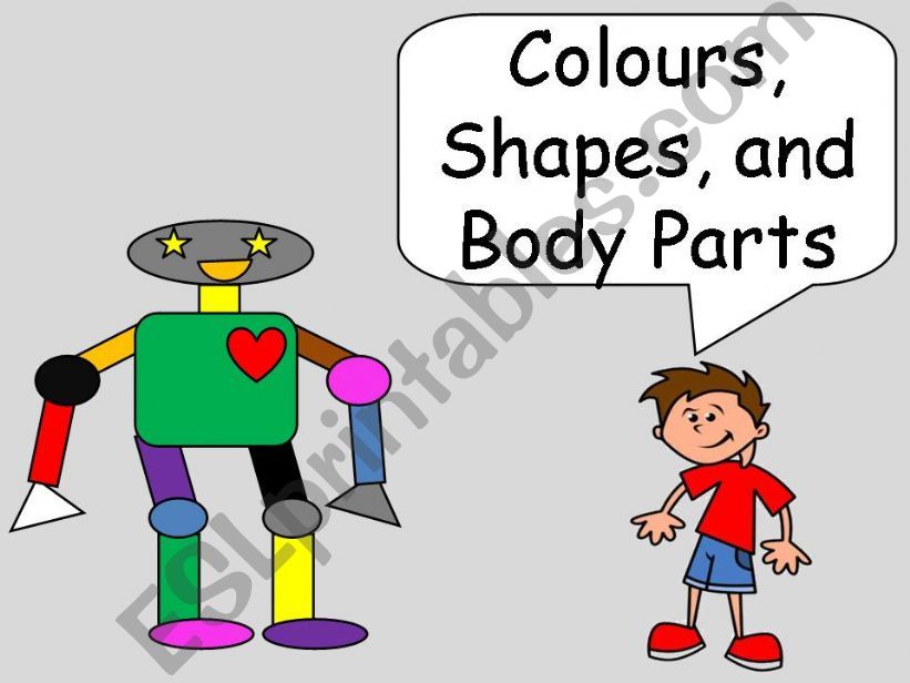 Colours, Shapes, and Body Parts - Part 1 of 4