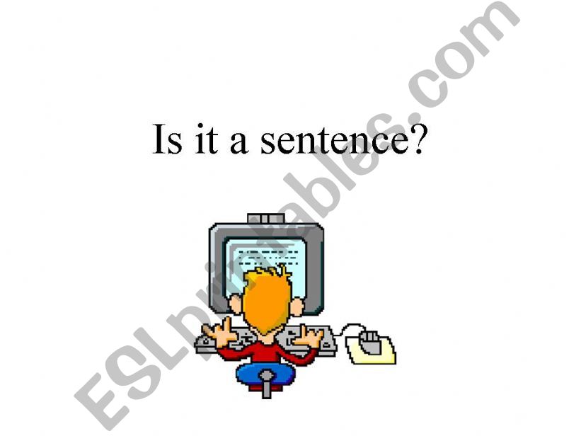 Making Correct Sentences powerpoint