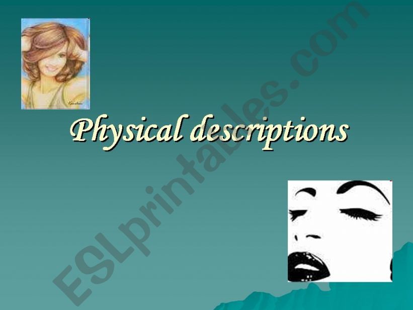 Physical descriptions powerpoint