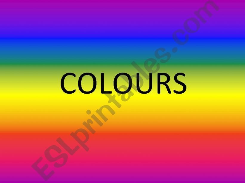 colours powerpoint