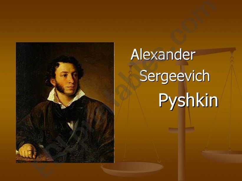 Alexander Pushkin powerpoint