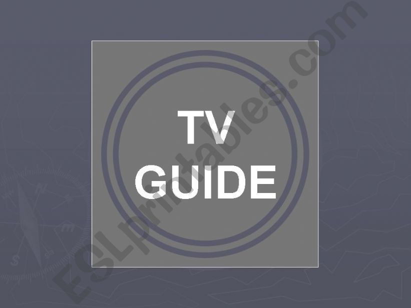 TV Guide powerpoint