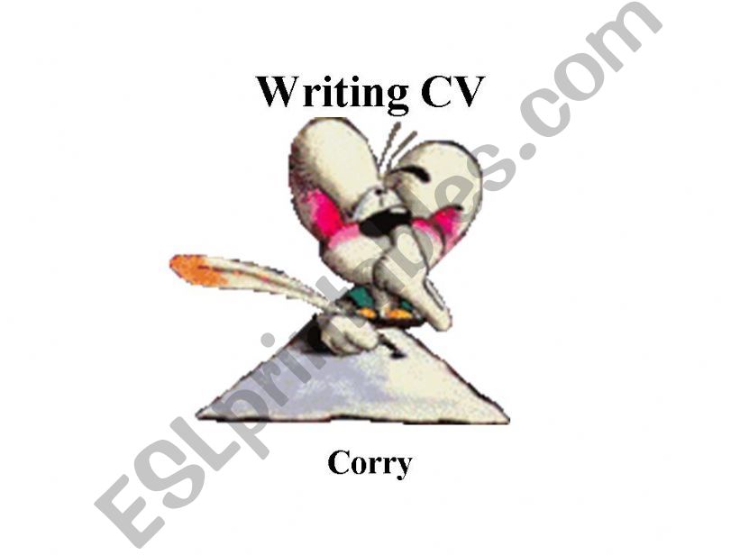 Writing CV powerpoint
