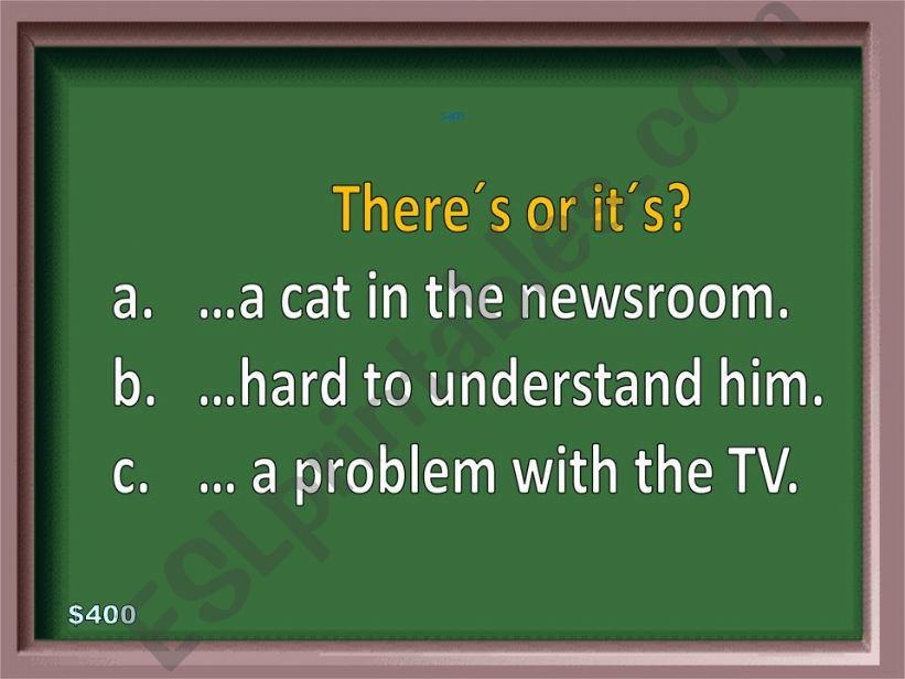 Class Quiz powerpoint