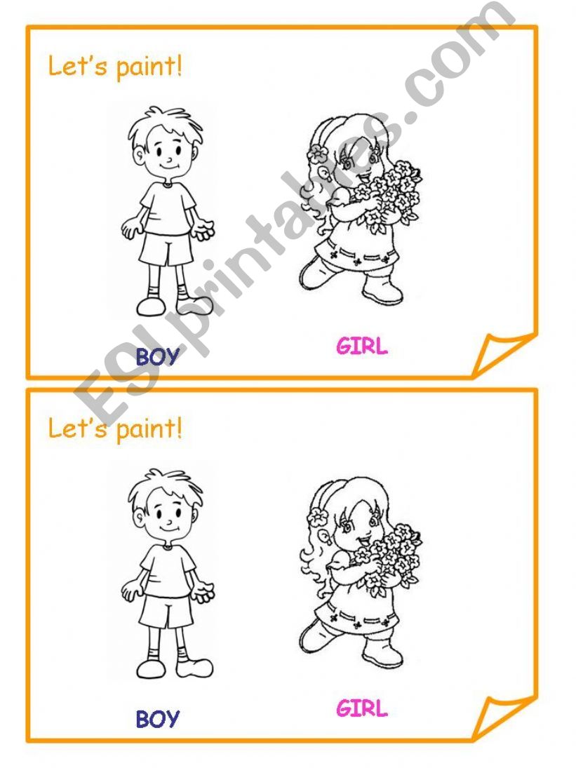 Vocabulary Boy and Girl powerpoint