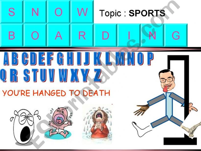 Hang Man - Sports powerpoint