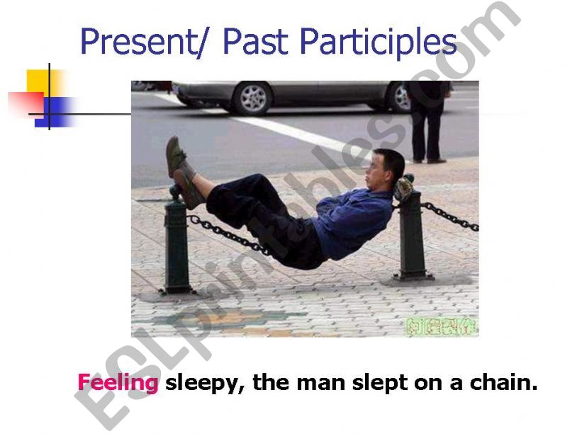 Powerpoint on Present/Past participles