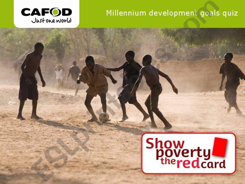 poverty and the world cup powerpoint