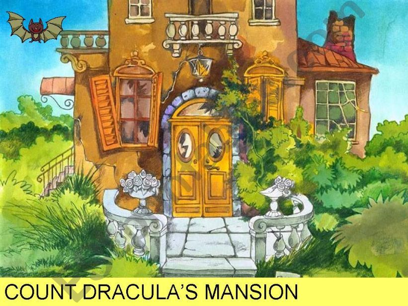 COUNT DRACULAS MANSION powerpoint