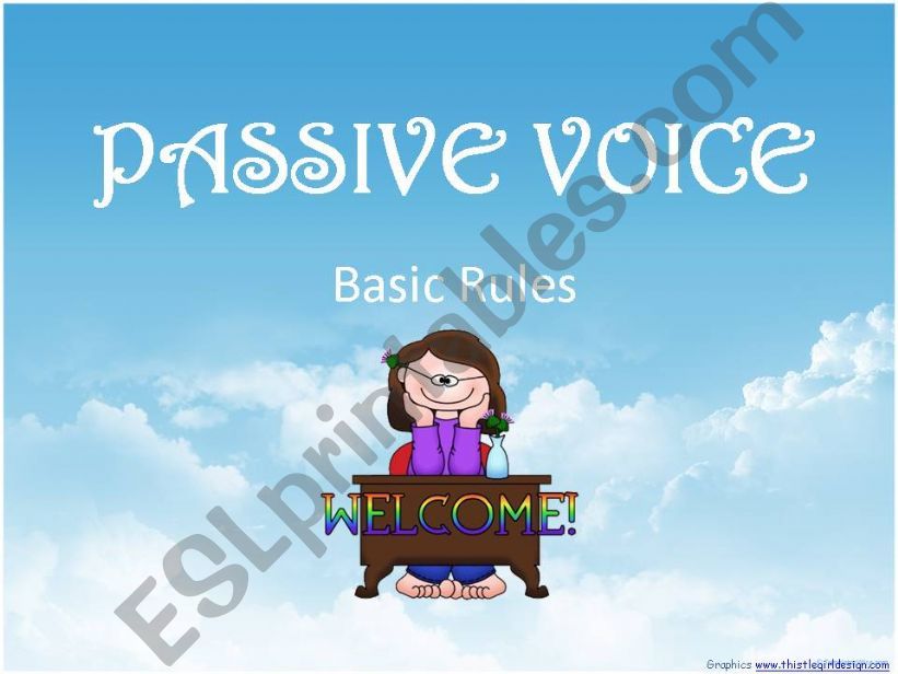Passive Voice-Basic Rules powerpoint