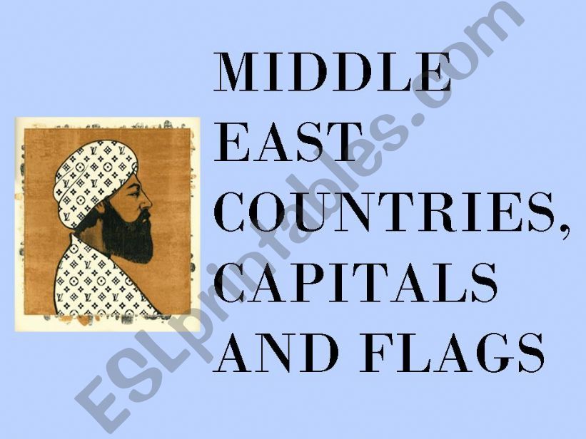 Middle East Countries.ppt powerpoint