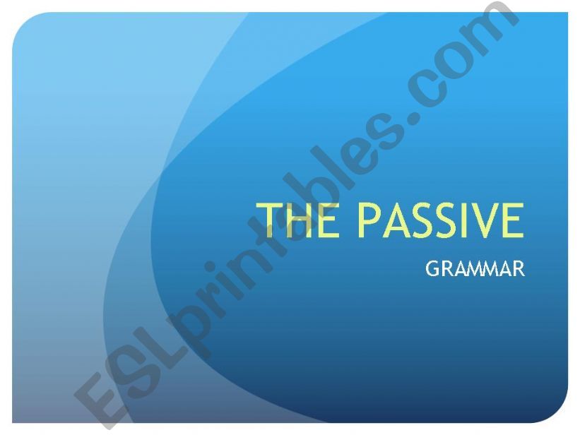 Passive powerpoint