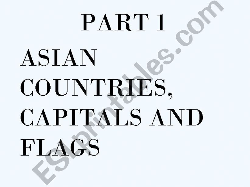 Asian countries.ppt (Part 1) powerpoint