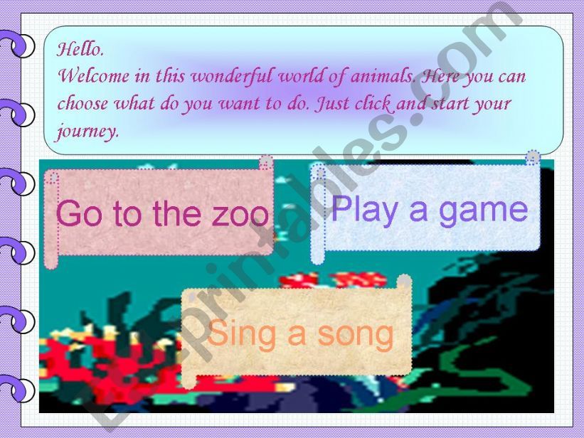 World of animals (fully editable)