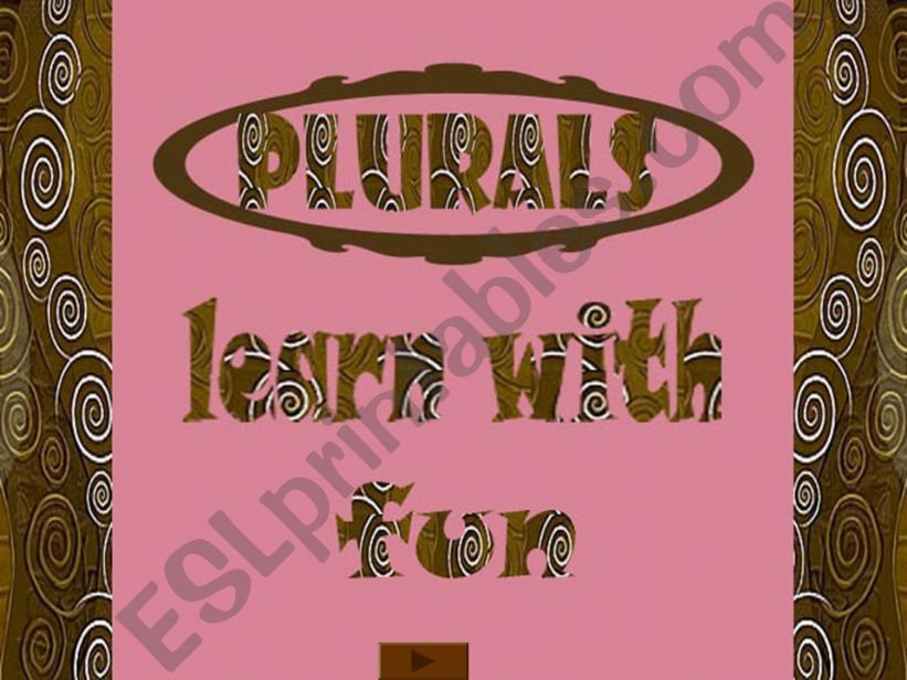 PLURALS powerpoint