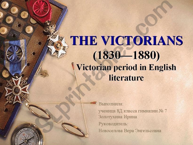 The Victorians powerpoint