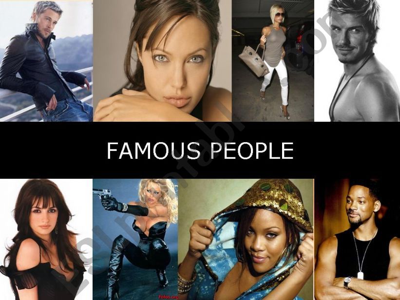famous people powerpoint