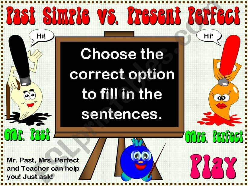   Past Simple vs. Present Perfect - Game