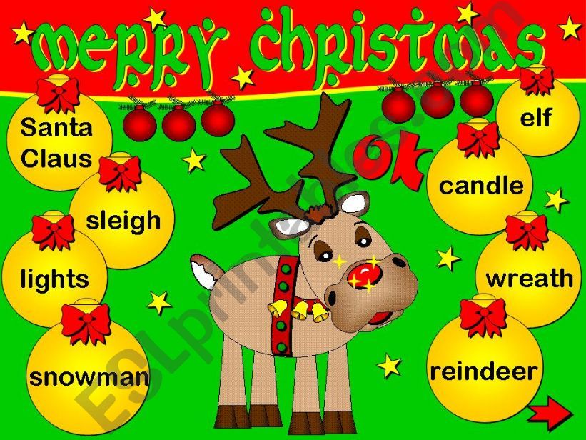 Merry Christmas - Game powerpoint