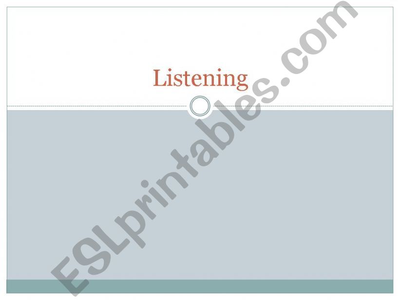 Conversation-Listening-Answer powerpoint