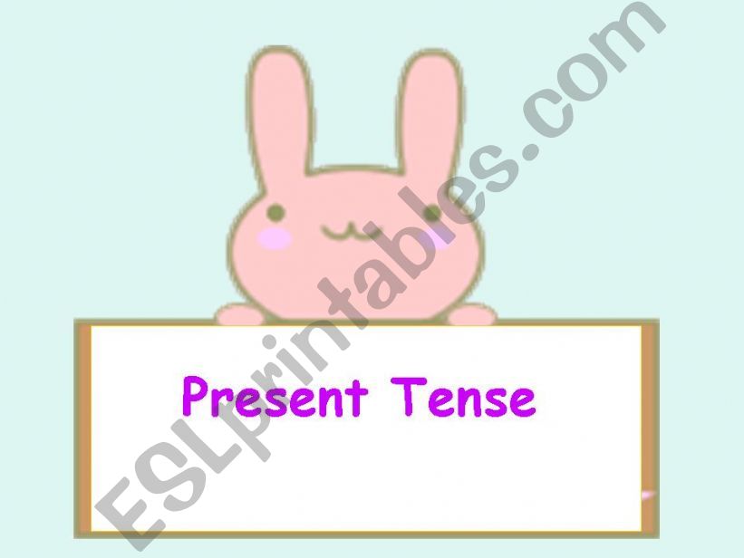 Simple Present Tense powerpoint