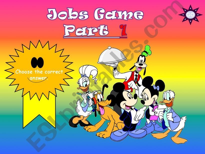 Jobs game with Disney  PART(1)