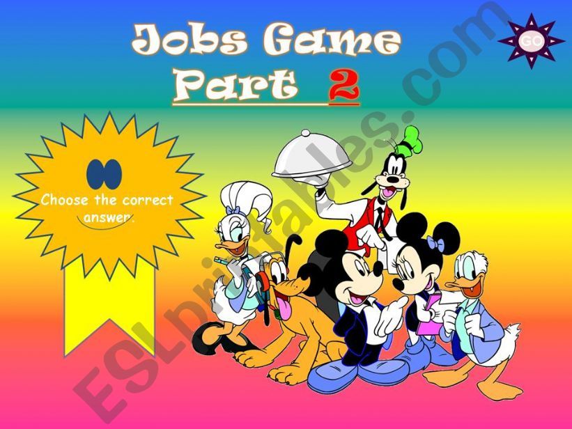 Jobs game with Disney part (2)