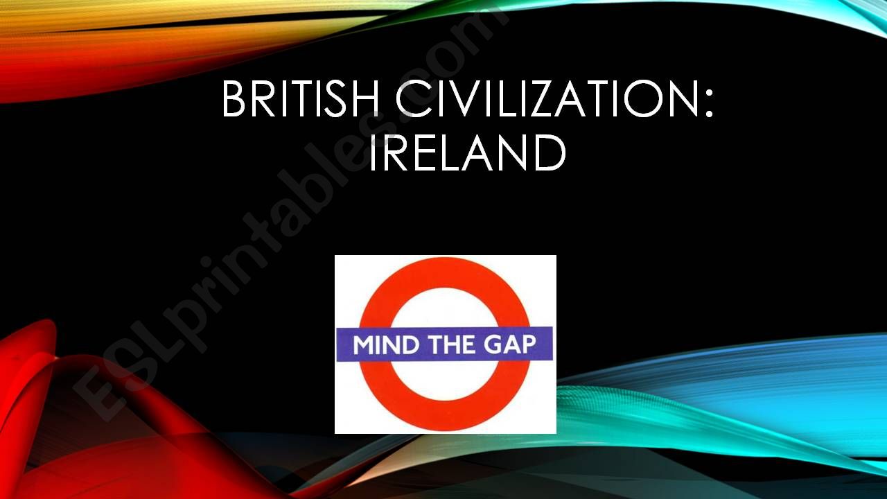 British Civilization: Ireland powerpoint