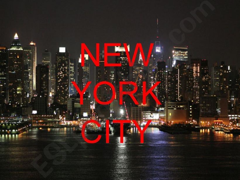 NEW YORK CITY powerpoint