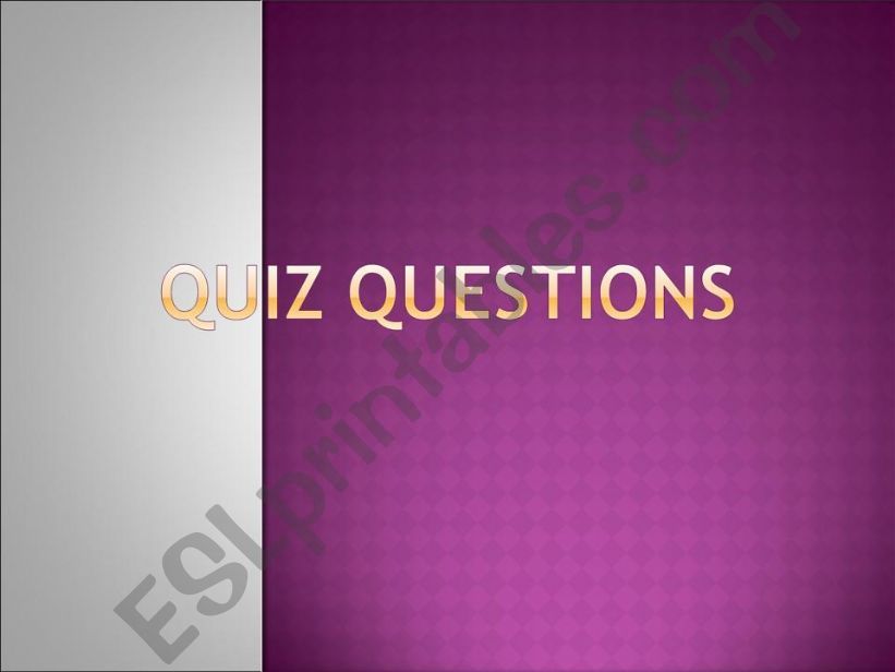 funny quiz questions powerpoint