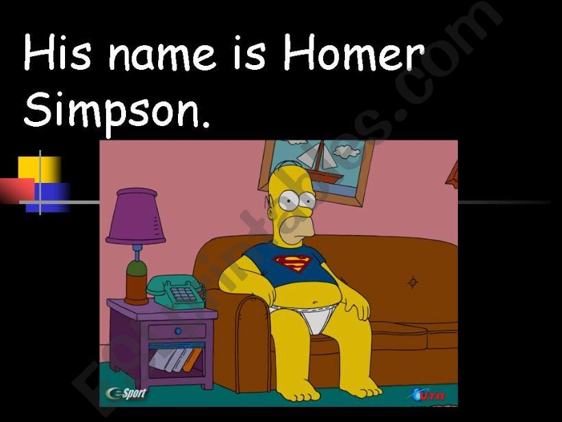 A day in the life of Homer. powerpoint