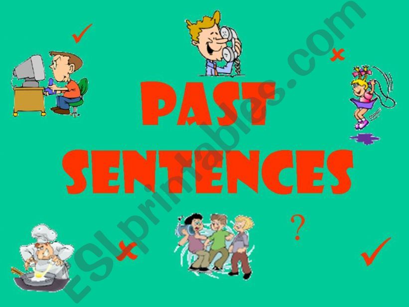 Simple past sentences powerpoint