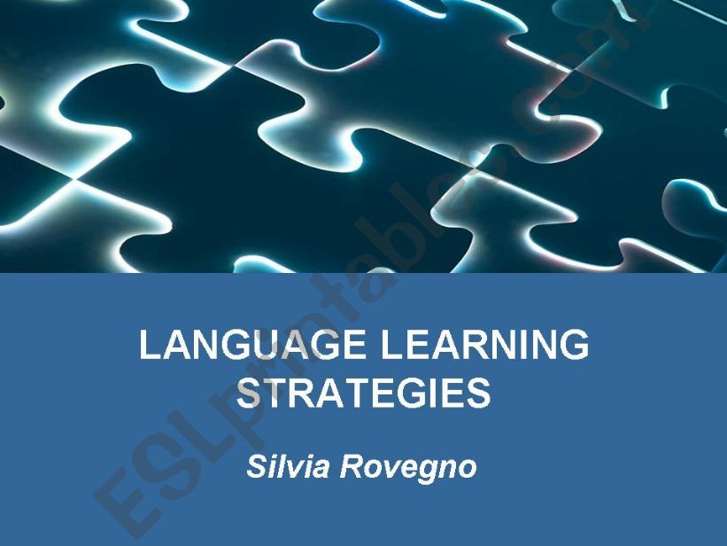Language Learning Strategies powerpoint