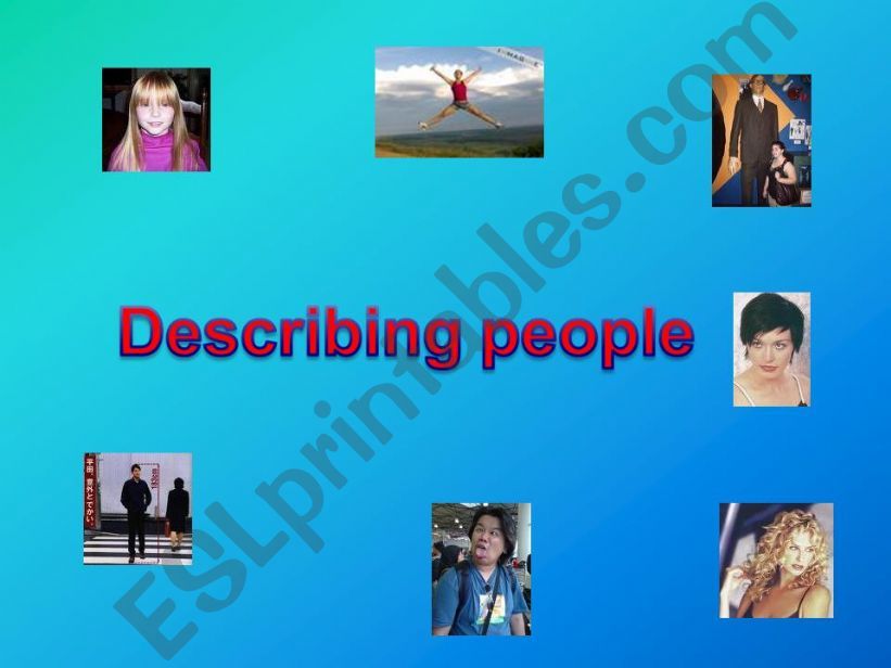 Describing people powerpoint