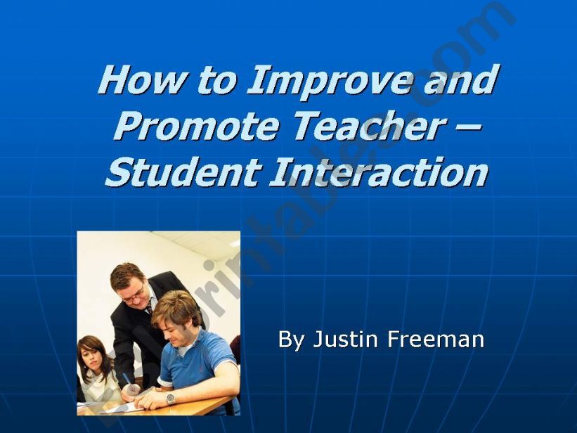 how to improve teacher-student interaction