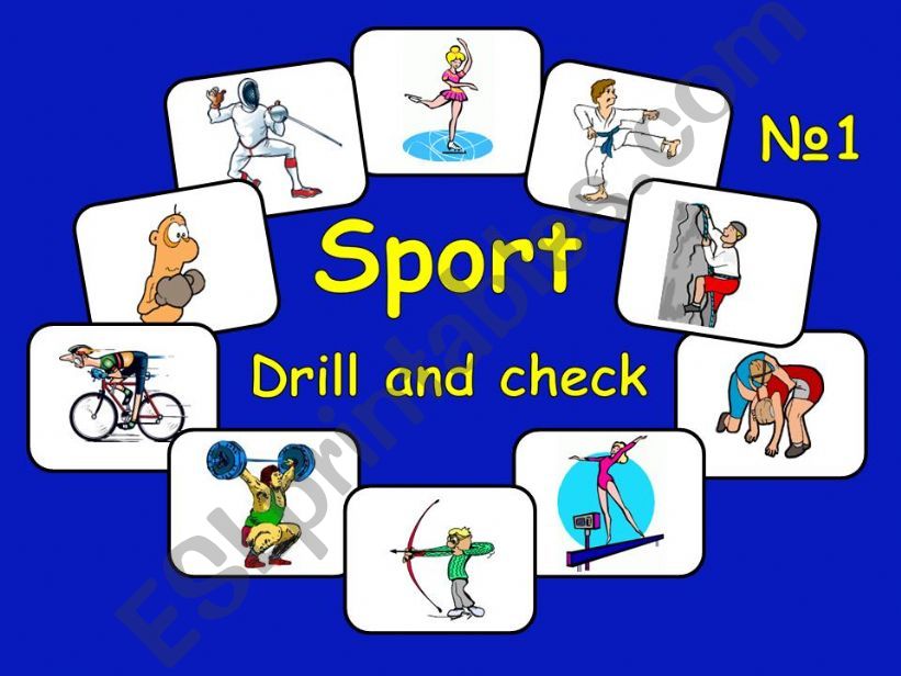 Sport: drill and check powerpoint