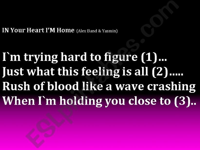 A listening exercise powerpoint