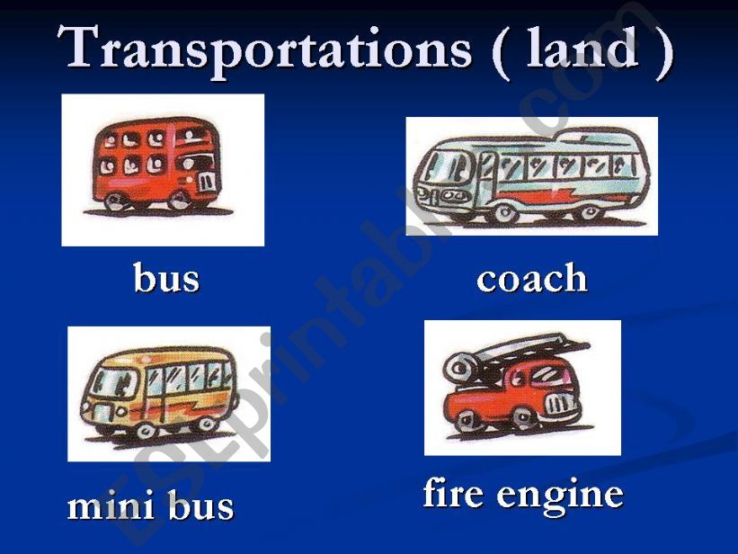 transportations ( 2 of 2 ) powerpoint