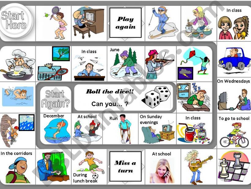 game - can you + activities powerpoint