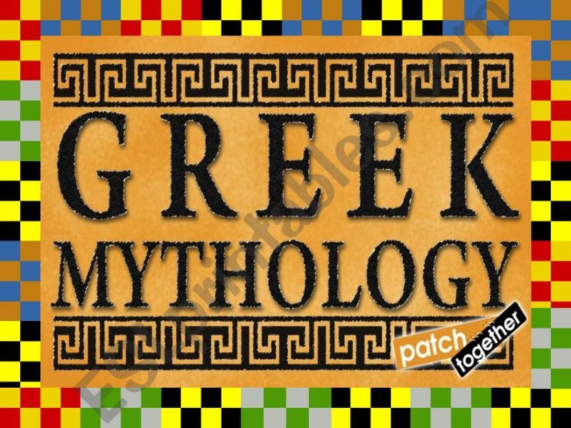 GREEK MYTHOLOGY PART 1 powerpoint