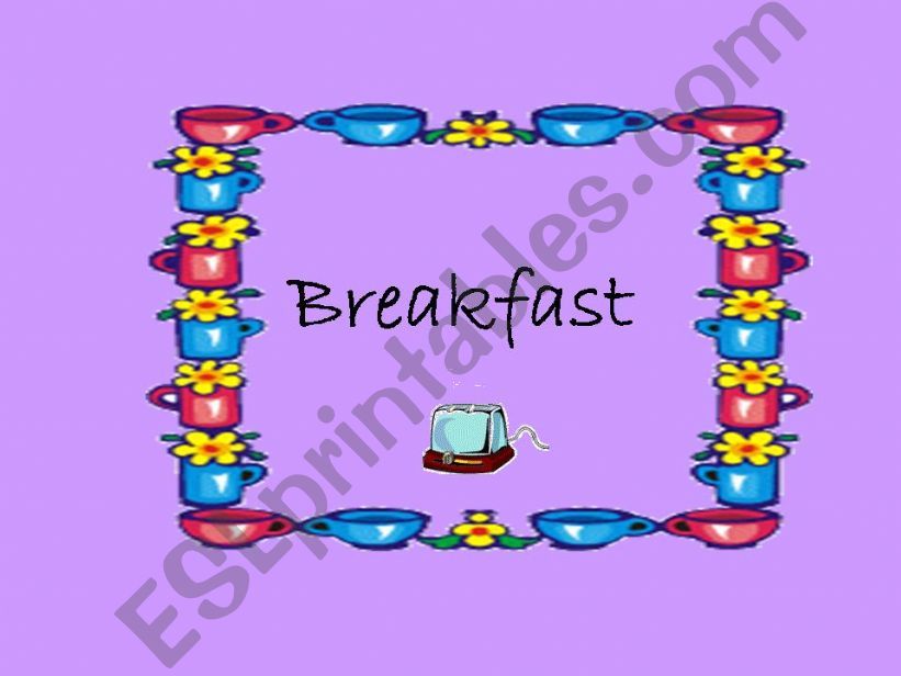 Breakfast powerpoint