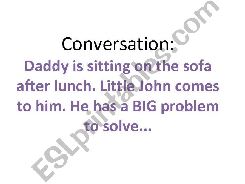 LITTLE JOHN HAS A PROBLEM powerpoint
