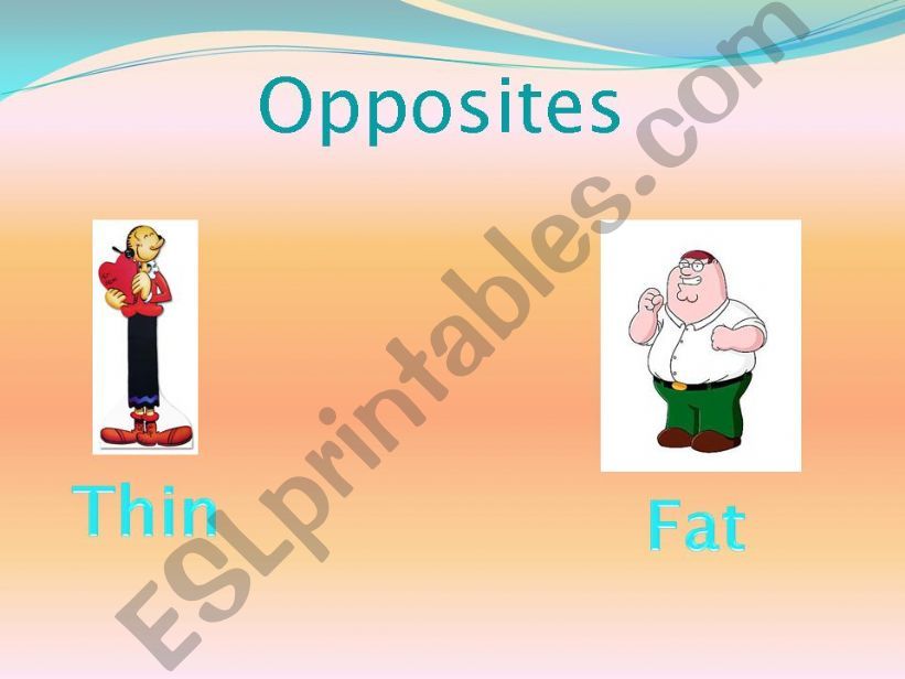 opposites powerpoint